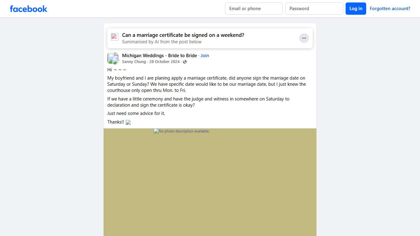 Michigan Weddings - Bride to Bride Hi ～～～ Facebook